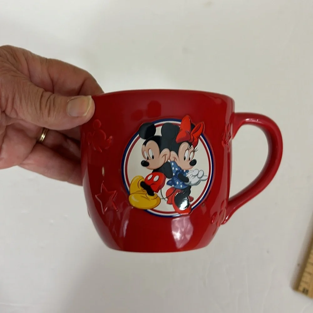 Hallmark Red Disney Minnie and Mickey Mouse Mug